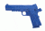 Blueguns SIG 1911 Nitron w/Rails C and L Training Handgun, Blue, FSS1911RCL