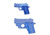 Blueguns Sig P238 Training Gun, Black, Blue