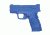 Blueguns Springfield XD MOD.2 9MM Extended Grip Training Handgun, Blue, FSXDG9801EG