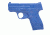Blueguns Training Gun, S&amp;W Shield .45 w/ Thumb Safety, Blue, FSSWSHIELD45TS