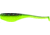 Bobby Garland Baby Shad Swim'R Soft Bait, 15, 2 1/4in, Licorice/Chartreuse Pearl, BGBSSW150-15