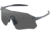 Bobster Aero Sunglasses - Matte Gray Frame W/ Smoke Silver Mirror Lens - BAER01