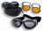 Bobster Cruiser II Black Frame Interchangeable Goggles with 3 Lens Set BCA2031AC
