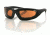 Bobster Foamerz 2 Sunglasses, Amber Lenses, Black Frame ES214A