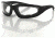 Bobster Foamerz2 Sunglass, Clear Lenses, Black Frame ES214C