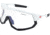 Bobster Freewheel Sunglasess - Matte White/gloss Black Frame W/ Smoke Black Red Revo/yellow/clear Lenses - BFRE01