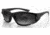 Bobster Resolve Interchangeable Sunglasses - Black Frame w Anti-fog Smoked and Clear Lens ERES101
