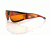 Bobster Shield2 Sun glass, Red Frame, Amber Lens, ESH223