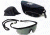 Body Specs Pistol Pro Black Frame Sunglasses Smoke and Clear Lens