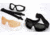 Body Specs Pistol Pro Black Goggles Smoke, Clear, Rust Lenses