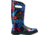 Bogs Rain Boot Floral Rubber Boot - Womens-Black-Medium-7 US