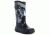 Bogs Rain Sharks Boot,Black Multi,Size 1 71928-009-1