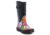 Bogs Rain Spring Flowers Boot,Black Multi,Size 12 71927-009-12