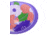 Bogs Rain Spring Flowers Boot,Violet Multi,Size 11 71927-546-11