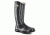 Bogs Womens Linen Rain Boot,Black,Size 12 71434-001-12