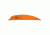Bohning Air Vanes, Neon Orange 2 in. 100 pk. 101027NO2