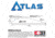Bohning Atlas Vanes, 100 Pack, Blue, 101072BL28