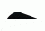 Bohning Blazer X2 Vanes, Black 100 pk. 10762BK185
