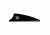 Bohning Shield Cut X Vanes, Black 1.75 in. 100 pk. 10772BK175