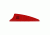 Bohning Shield Cut X Vanes, Red 1.75 in. 100 pk. 10772RD175