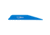 Bohning Wild Vanes 3 in, Satin Blue, 100 Pk, 101082SB3