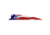 Bohning X Vanes Shield Cut 3 in, Red/Blue, 36 Pk, 10771AF3S