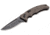 Boker 01BO483 Intention II Folding Drop Point Plain D2 Steel Blade Brown G10 Ha