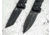 Boker 01BO796 Intention II 3.35 Folding Dagger Plain D2 Steel Blade Black G10