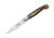 Boker 560/18 Fox Nuragus Fixed Blade Knife, 3.1in, 420C, Cow Horn, Uncoated, Brown, 560/18