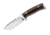 Boker Fx-131Dw Fox Pro Hunter Wd Fixed Blade Knife, 4.4in, N690, Santos Wood, Uncoated, Brown, FX-131DW