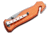 Boker Magnum Medic Rescue Folding Knife, 4.75in Closed, 3.35in, 440 SS, Matte Blade, Orange Aluminum Handle, 01MB364