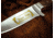 Boker Nicker 11 Jager Gold Fixed Blade Knife 4.3in, 4116, Walnut Wood, Brown, 121534