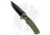 Boker Plus Strike Automatic Folding Knife, 3.25in, D2, Drop Point Blade, Aluminum OD Green Handle, Black/OD Green, 7.875in, BHQ-97033