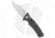 Boker Plus Strike Bowie Automatic Folding Knife, 3.25in, D2, Clip Point Blade, Aluminum Black Handle, Steel/Black, 7.875in, BHQ-97034
