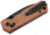 Boker Rockstub Axis Lock Brown Folding Knife, 3.63in Closed, 2.63in Black Stonewash440 Stainless Steel Blade, Brown Canvas Micarta Handle, 01SC710