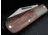 Boker Solingen Barlow Integral Folding Knife, 2.64in, Damascus, Desert Ironwood, Micarta Olive Handle, 100501DAM