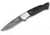 Boker Solingen Davis Classic Hunter Folding Knife, 3.39in, Damascus, Grenadill Wood Brown Handle, 116624DAM