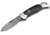 Boker Solingen Junior Scout Folding Knife, 2.76in, Damascus, Ironwood, Nickel Silver Black Handle, 111930DAM