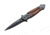 Boker Magnum Starfighter XL Folding Knife, 5in Closed, 3.75in, 440A, Black Blade, Gray Stainless Steel Handle w/ Cocobolo Wood Onlay, 06RY069