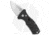 Boker Stubby Strike CA Legal Automatic Folding Knife, 1.875in, D2, Drop Point Blade, Aluminum Black Handle, Steel/Black, 5.325in, BHQ-99646