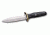 Boker Applegate Fairbairn Fixed Blade Knife w/ Sheath, 5.9 in, 440C Stainless Steel, Synthetic, Black, 120543AF