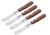 Boker USA Bagel Knife,4.5in CVM Steel,Traditional Cherry Wood Handle,Set of 4 130101SET