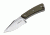 Boker USA Boker Plus Piranha Fixed Blade Knife,3.0in 440C Steel Blade,G-10 Green Handle 02BO005