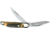 Boker USA Folding Hunter Stag Folding Knife w/ Leather Sheath 112020HH