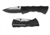 Boker USA Magnum Black Bamboo Large Folding Knife,3.25in 440 Stainless Steel Blade,G10 Handle 01LL509
