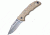 Boker USA Magnum Slim Bowie Folding Knife,3.5in 440 Stainless,Sand G10 Handle B-01LG312