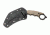 Boker Magnum Spike Karambit Fixed Blade Knife,4.0in 440A Steel, Karambit Blade, G-10 Brown Handle, 02SC028