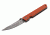 Plus Kwaiken Folder, 3.5in Blade, Orange