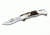 Boker Stag Lock Blade Folding Knife, 3.1in, N690, Clip Point Blade, Stag, Silver Handle, 112004ST