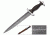 Boker USA Swiss Dagger Twisted Damascus Knife 121551DAM